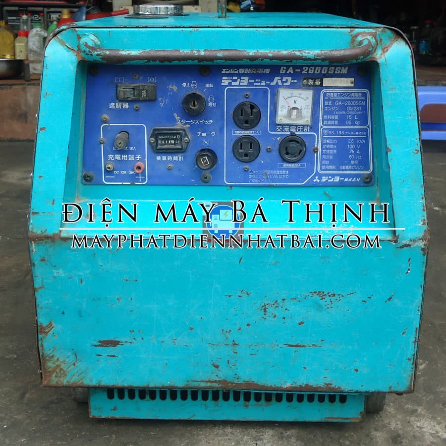 Máy phát điện Denyo GA2600SSM Nhật Bãi